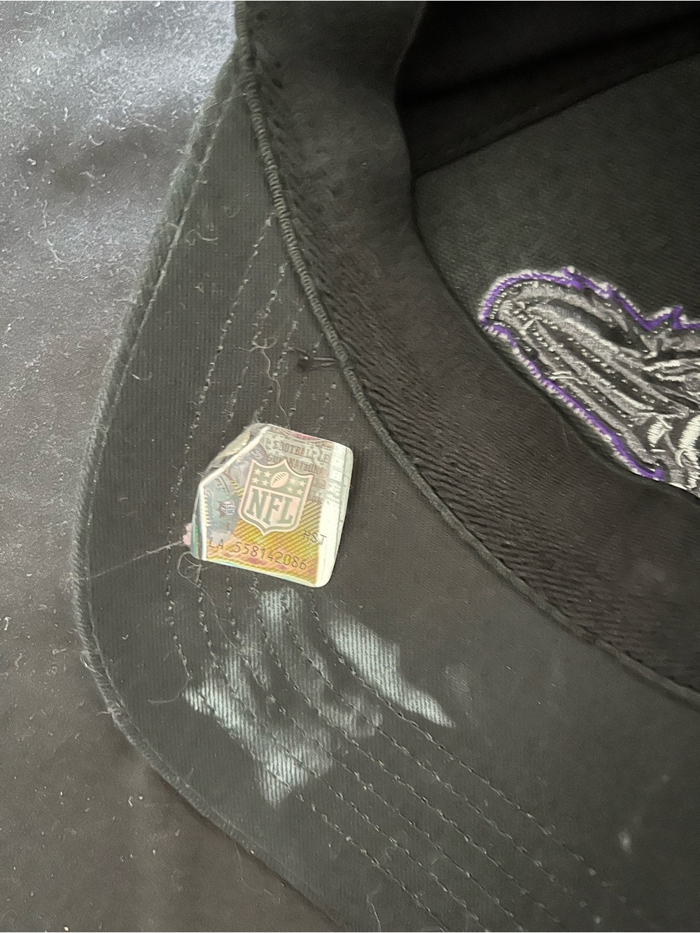 NFL Baltimore Ravens Hat one size stretch - Picture 6 of 9